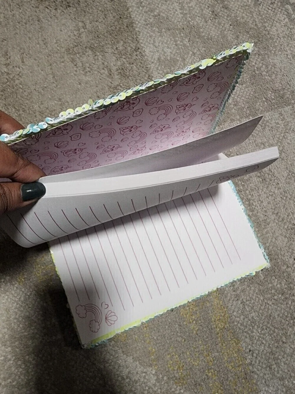 𝅺STYLE.LAB Magic Sequin Narwhal/One of a Kind Reveal Journal
